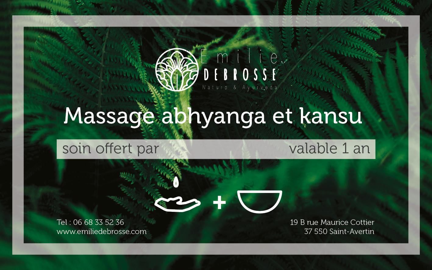 chèque cadeau massage abhyanga