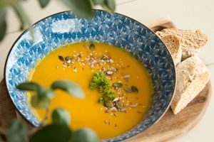 Lire la suite à propos de l’article Recette de velouté de potimarron au coco